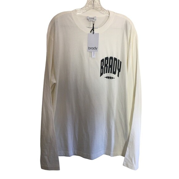 Tom Brady Brand Jersey Men's Size XL Sugar Swizzle White T-Shirt Varsity
